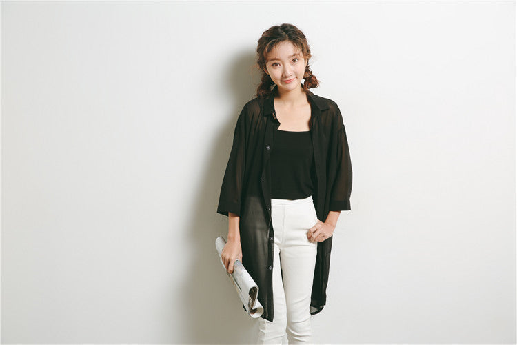 Chiffon Outer Shirt - Ferlicious