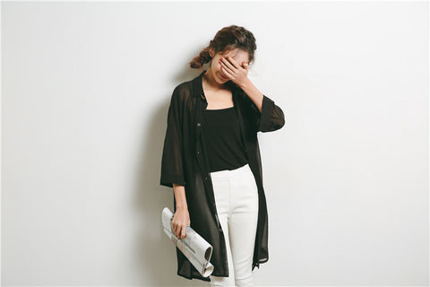 Chiffon Outer Shirt - Ferlicious