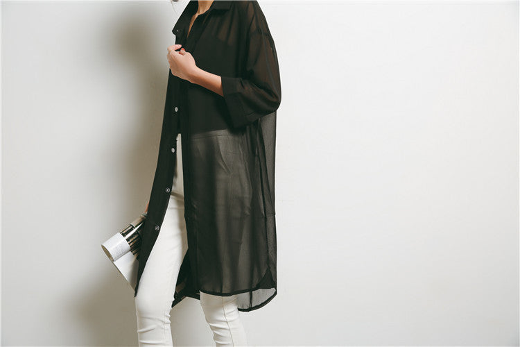 Chiffon Outer Shirt - Ferlicious