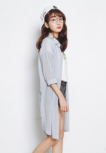 Chiffon Outer Shirt - Ferlicious