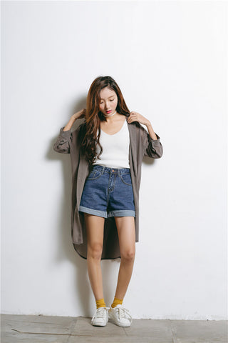 Chiffon Outer Shirt - Ferlicious