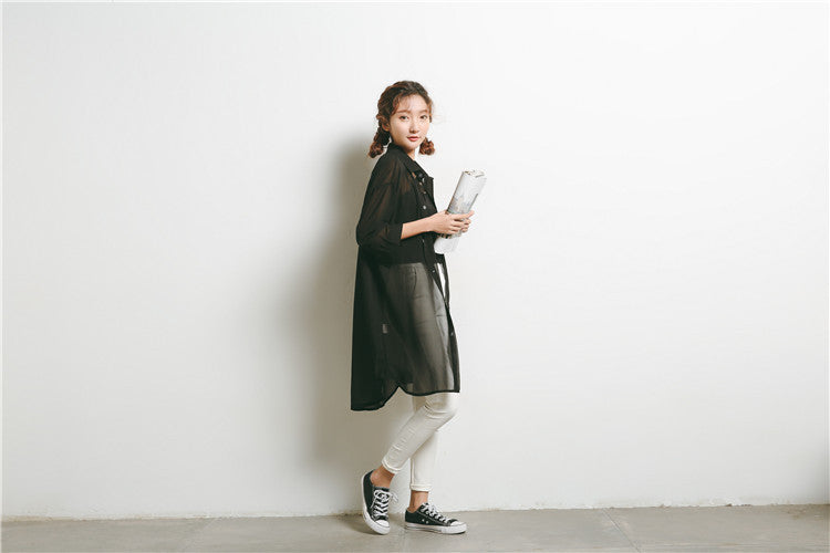 Chiffon Outer Shirt - Ferlicious