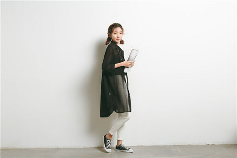 Chiffon Outer Shirt - Ferlicious