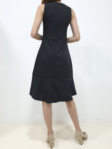 Contrast Colour Mermaid Midi Dress - Ferlicious
