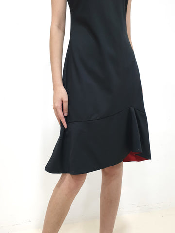 Contrast Colour Mermaid Midi Dress - Ferlicious