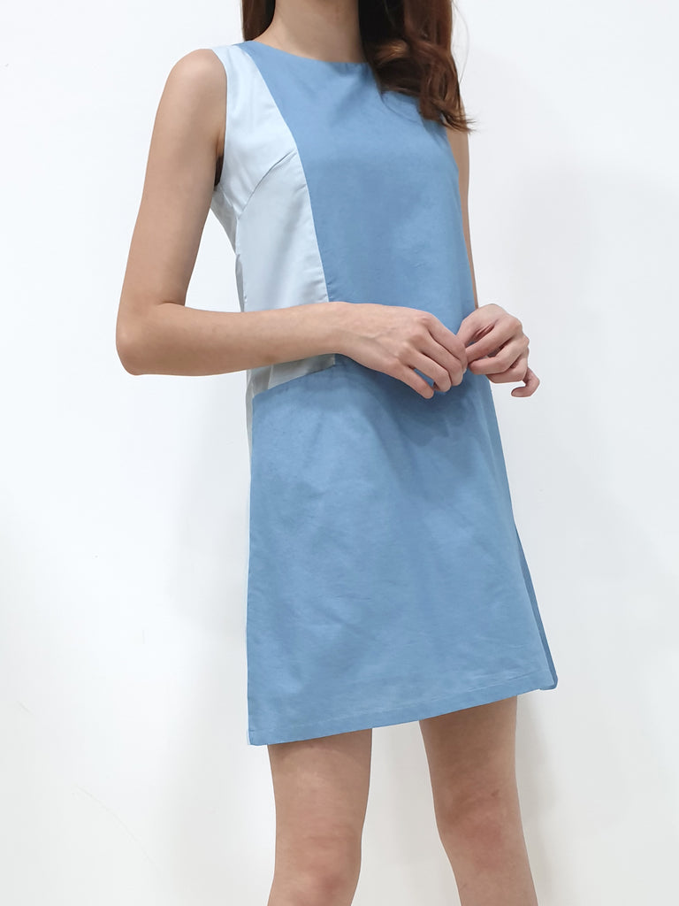 Dennis Colourblock Shift Dress (Non-returnable)