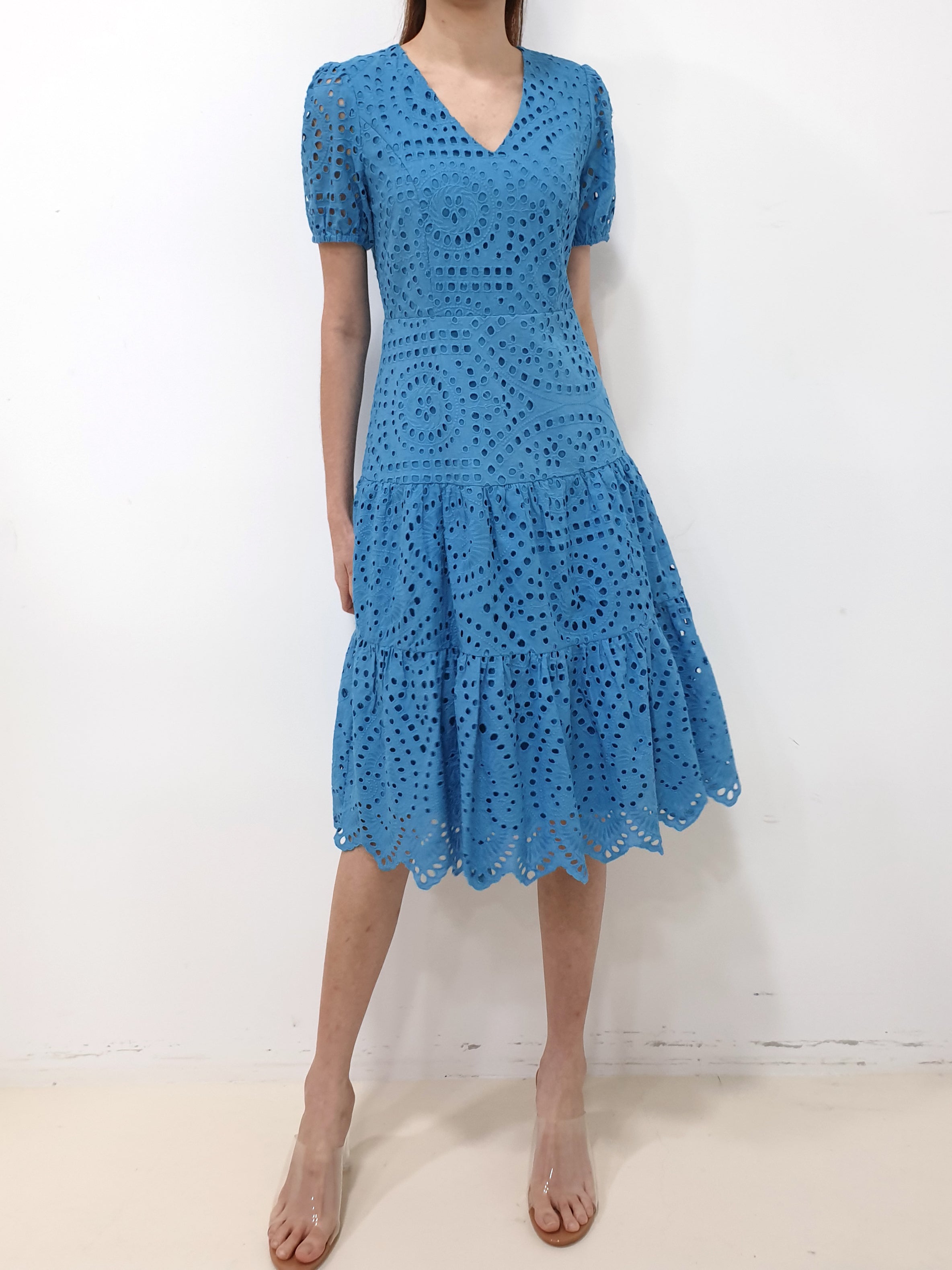 Eyelet And Mermaid Midi