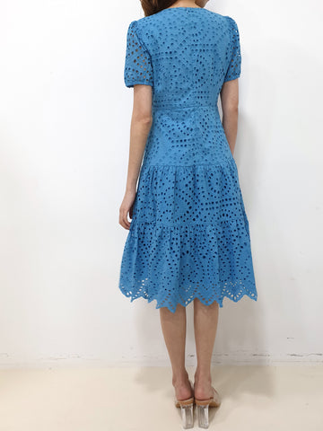 Eyelet And Mermaid Midi