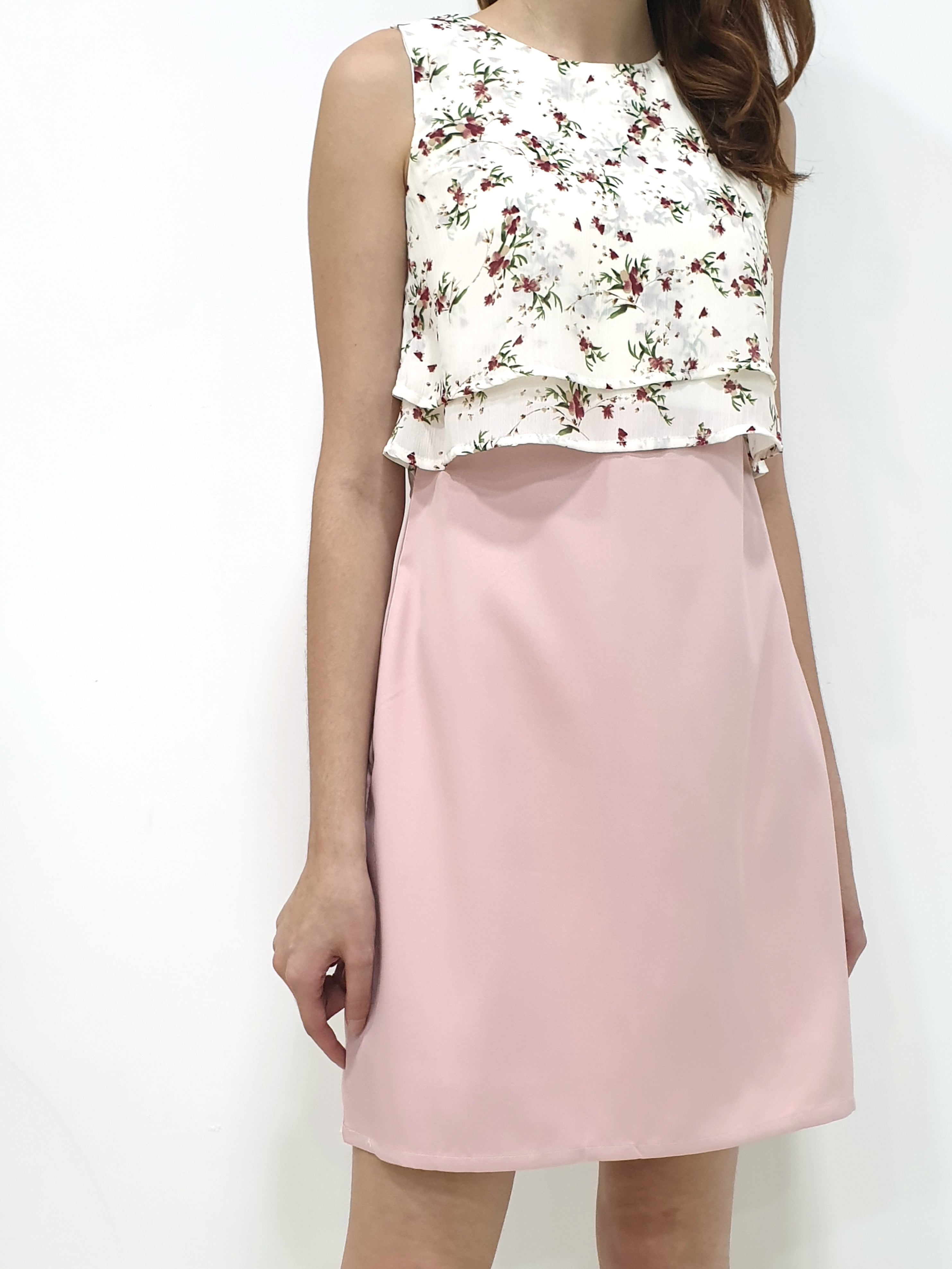 Floral Top Dress (Non-returnable) - Ferlicious
