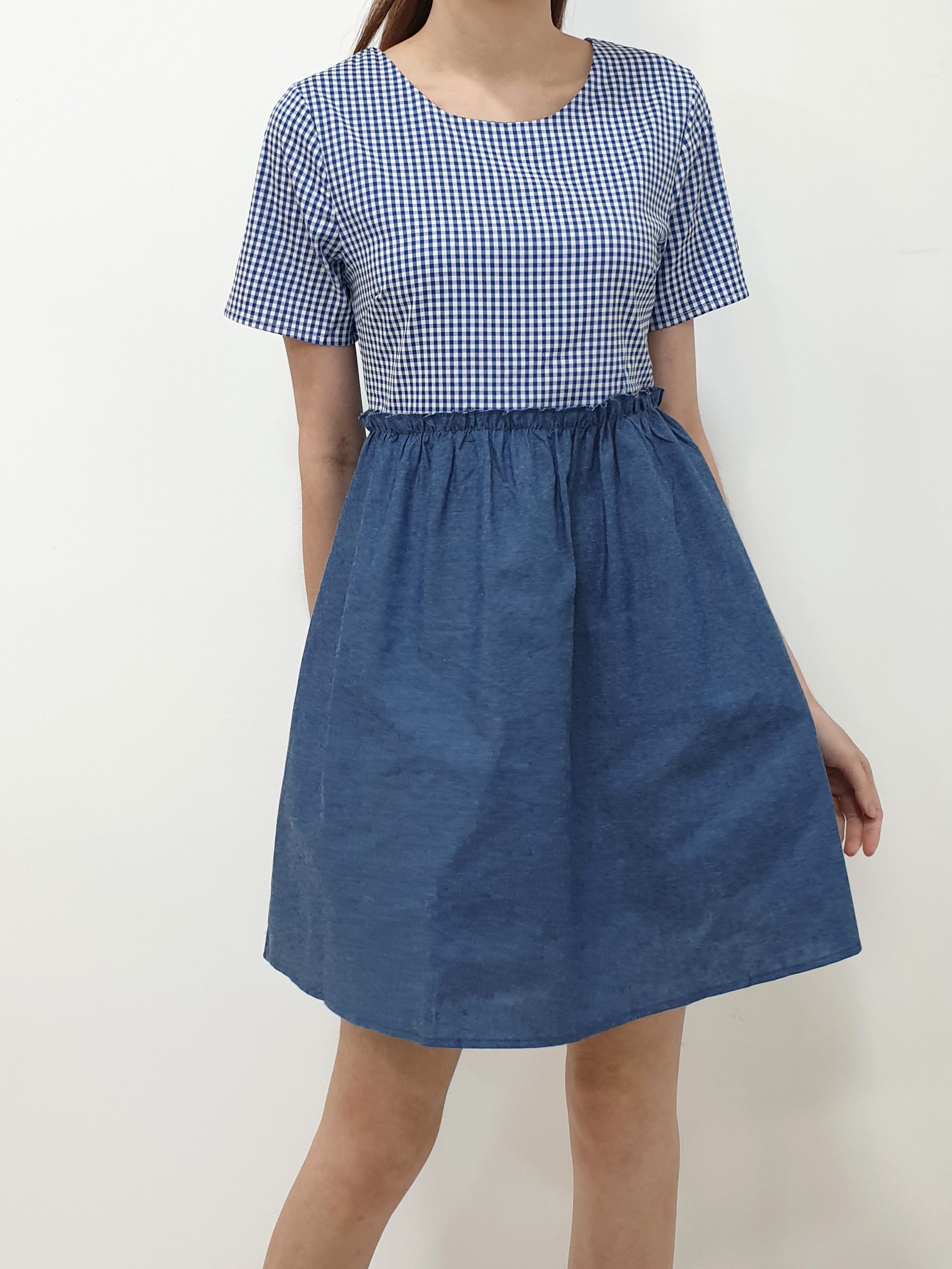 Gingham Top Dress