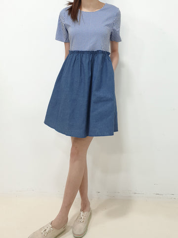 Gingham Top Dress