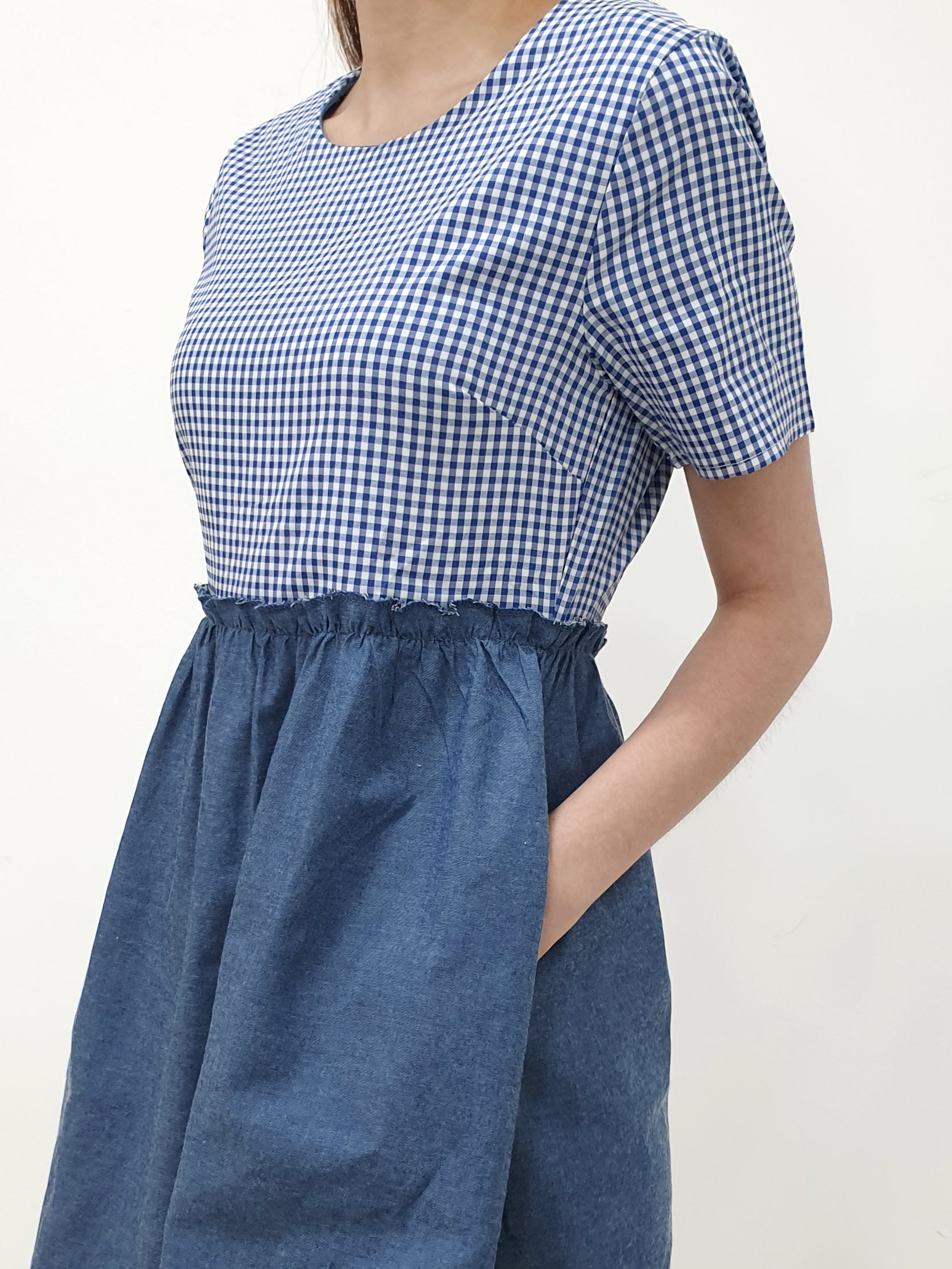 Gingham Top Dress