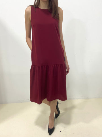 Frances Dropped Waist Dress - Solid Colour (Non-returnable) - Ferlicious