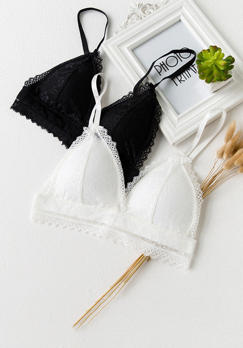 Lace Padded Bralette - Ferlicious