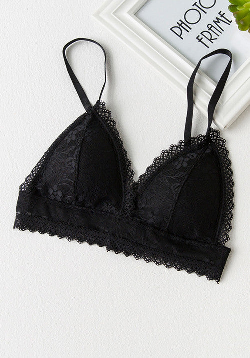 Lace Padded Bralette - Ferlicious
