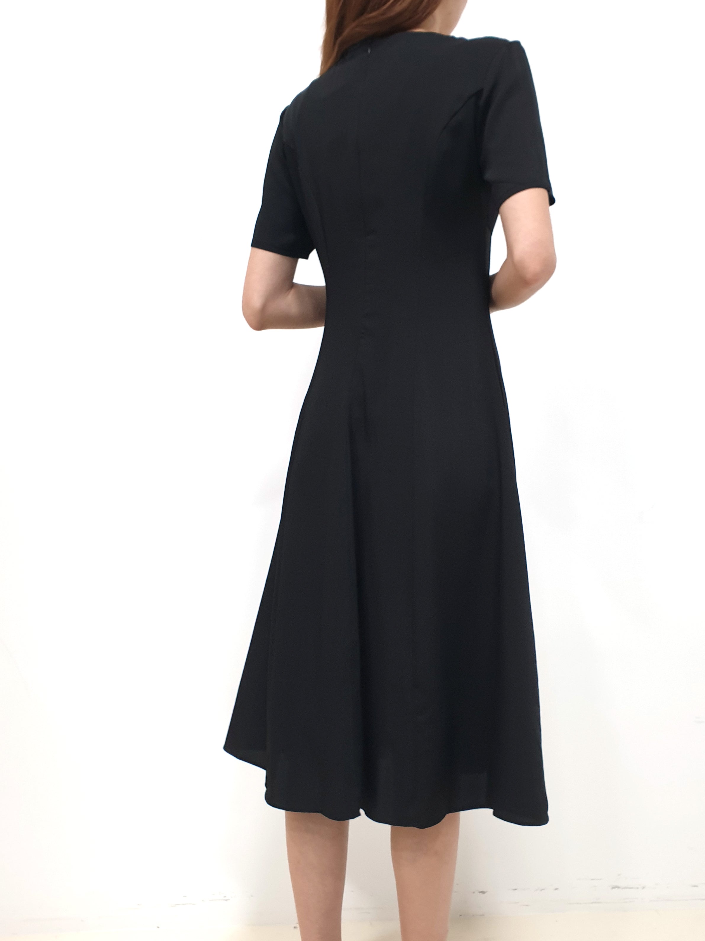 Lady Button Midi - Black (Non-returnable) - Ferlicious