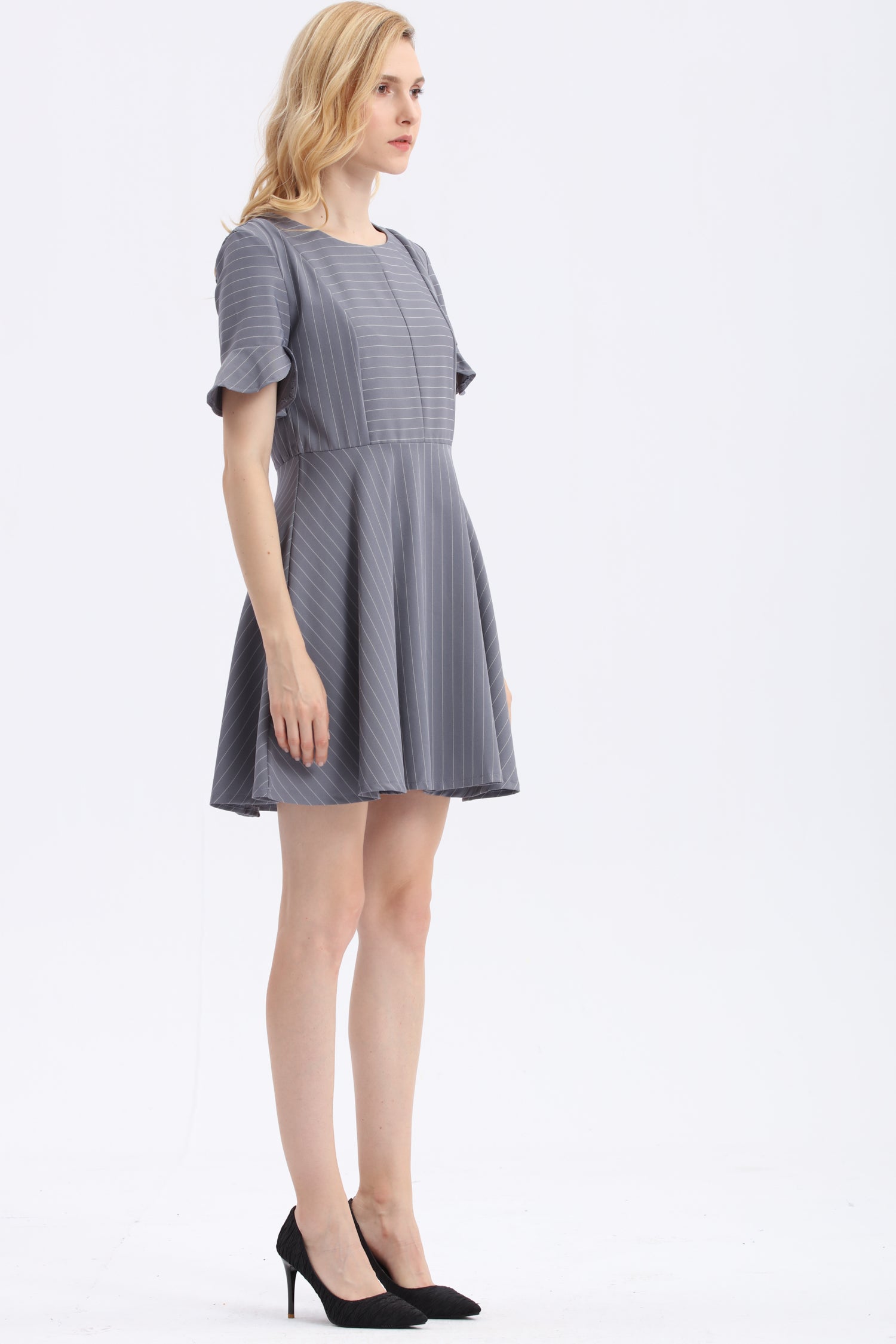 Layered Sleeves Dress - Ferlicious