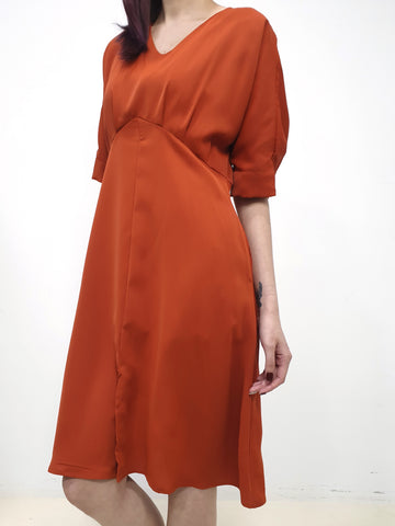 Loose Fit Midi Swing Dress