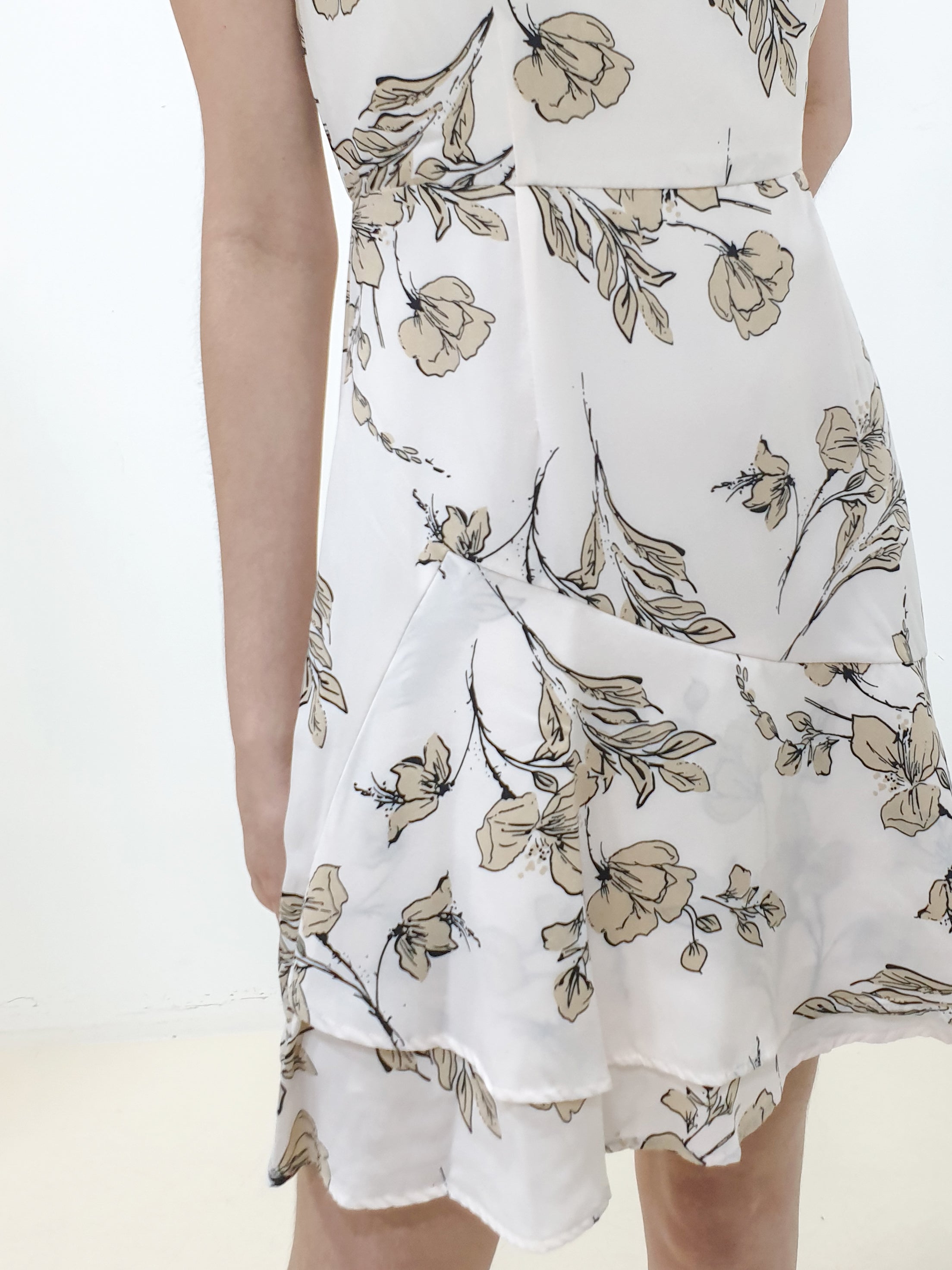 Oriental Print Dress