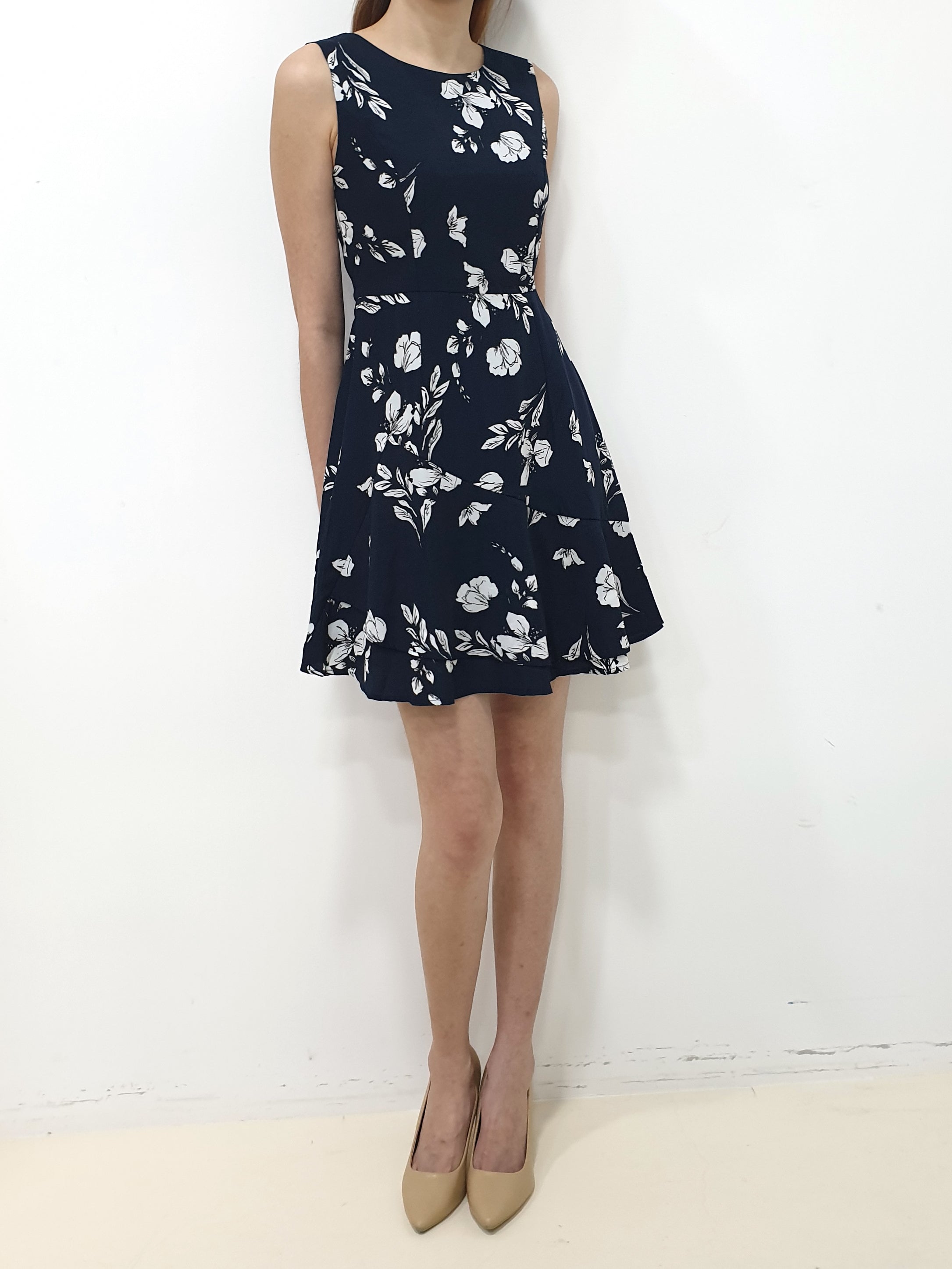 Oriental Print Dress