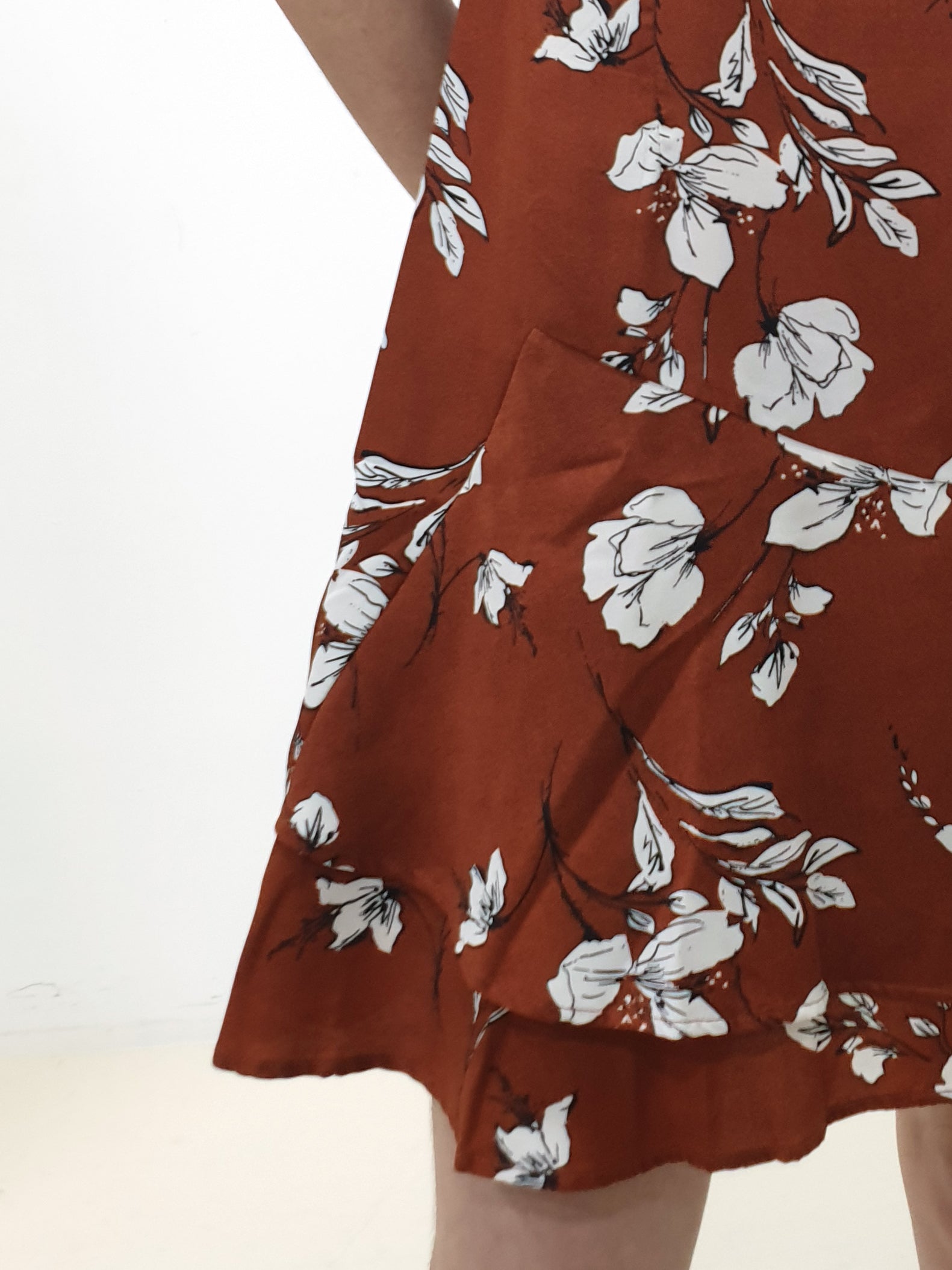 Oriental Print Dress