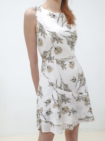 Oriental Print Dress