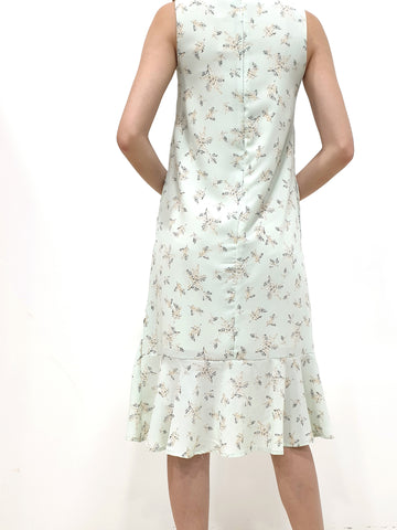 Overlap Ruffles Midi - Mint (Non-returnable) - Ferlicious