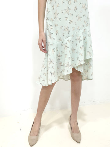 Overlap Ruffles Midi - Mint (Non-returnable) - Ferlicious