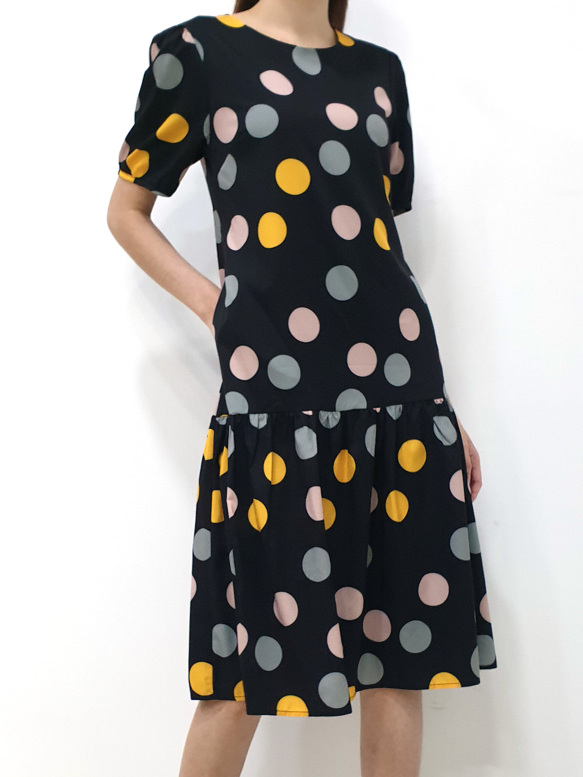 Polkadot Sleeved Dress