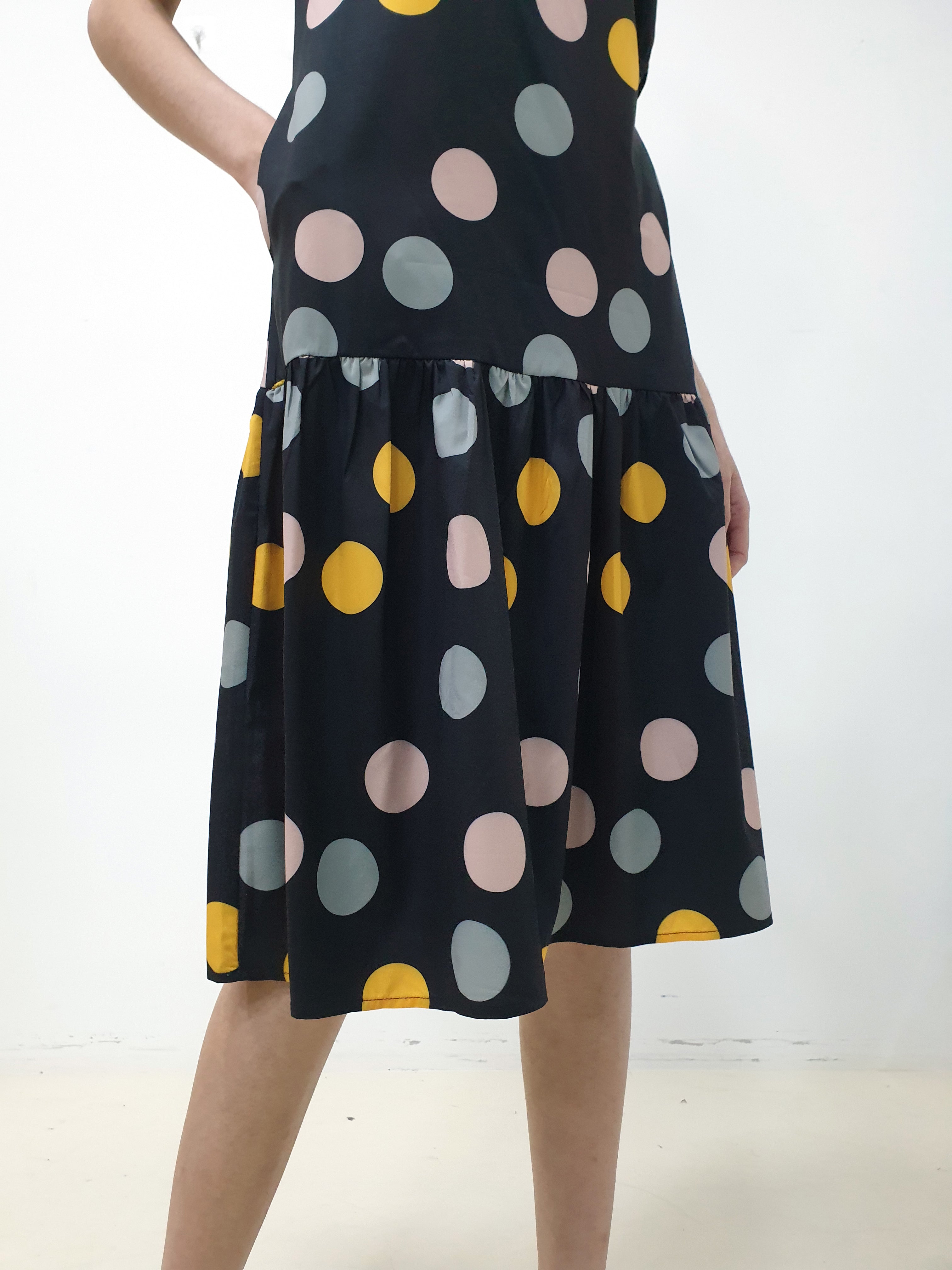 Polkadot Sleeved Dress