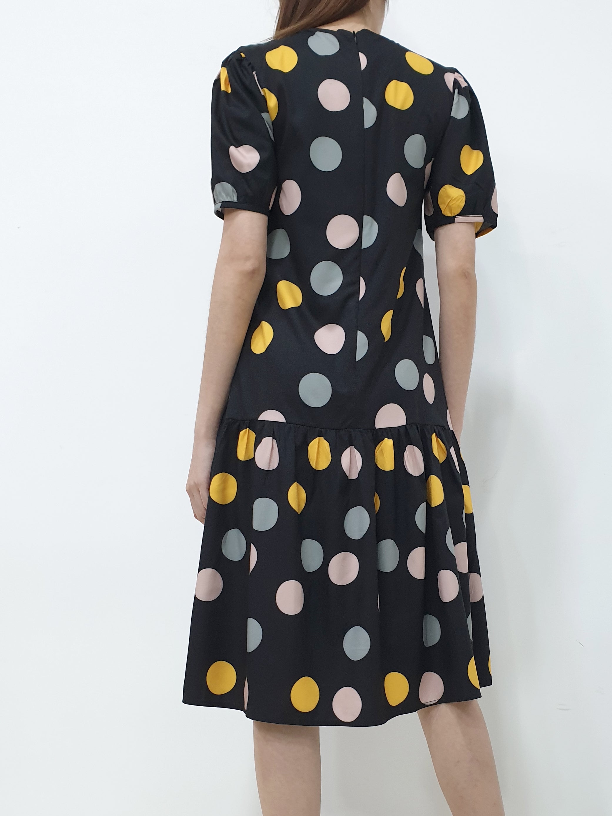 Polkadot Sleeved Dress