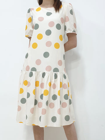 Polkadot Sleeved Dress