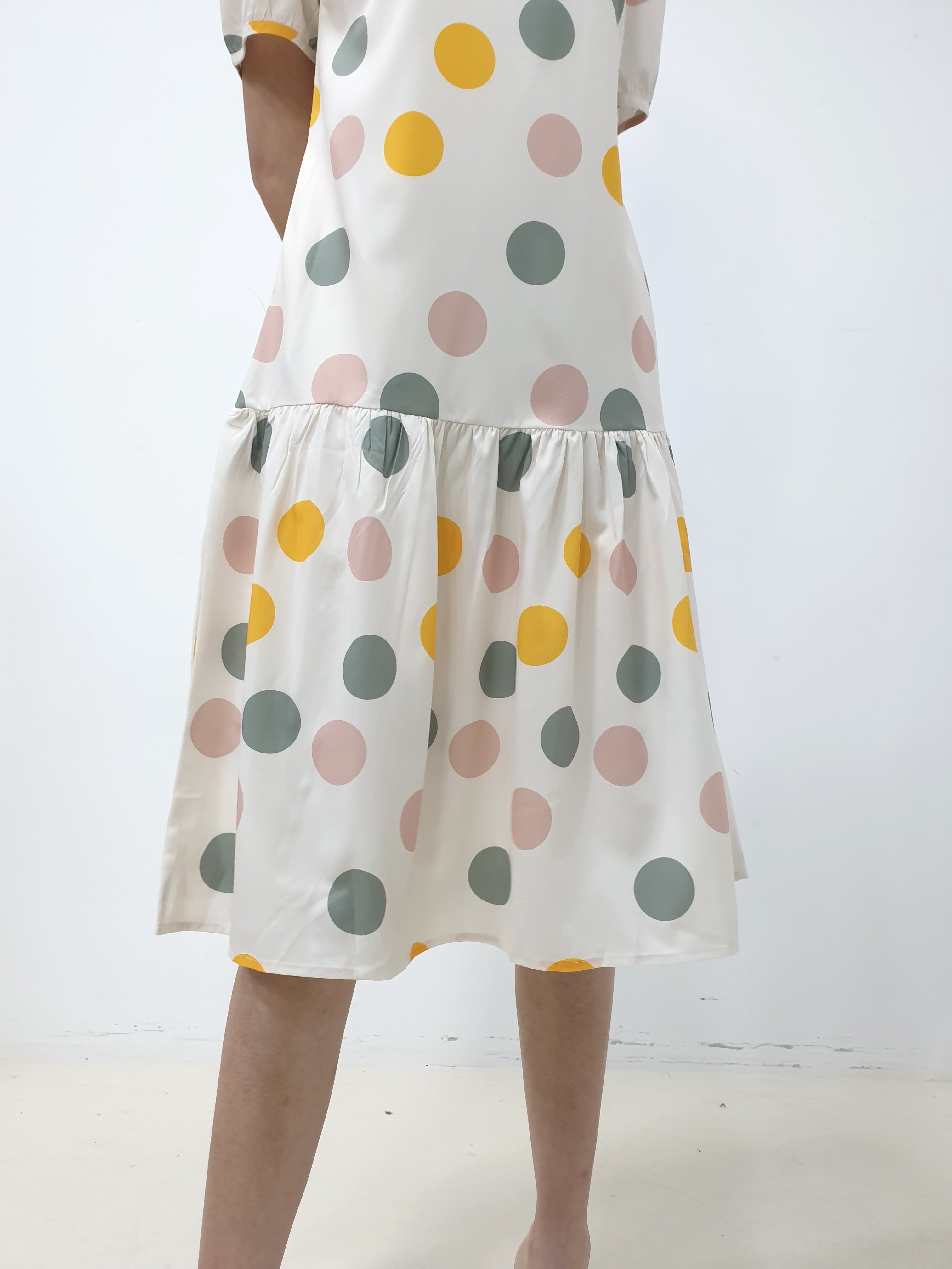 Polkadot Sleeved Dress