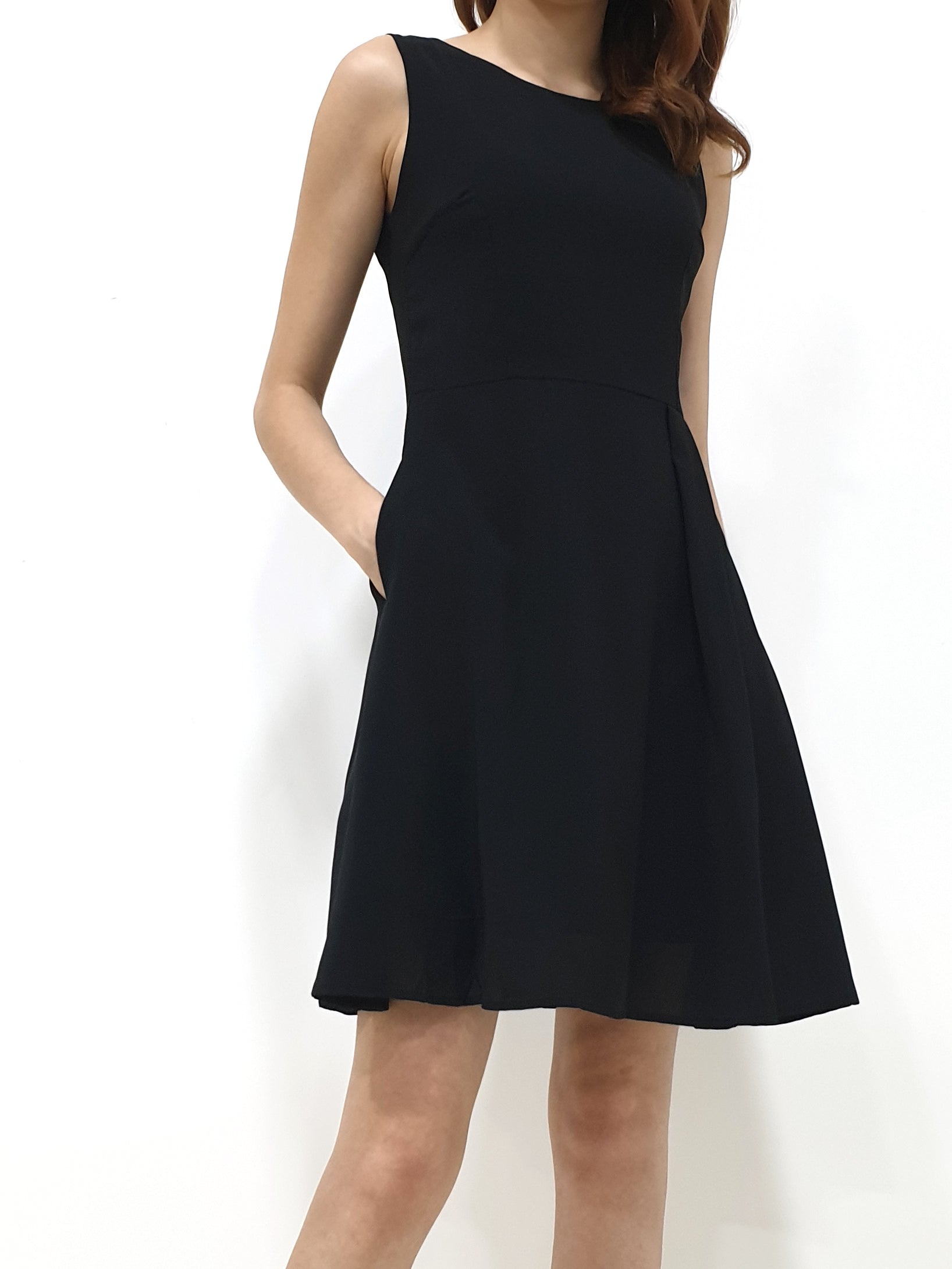 Round Neck A Line Dress