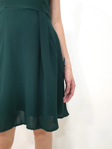 Round Neck A Line Dress