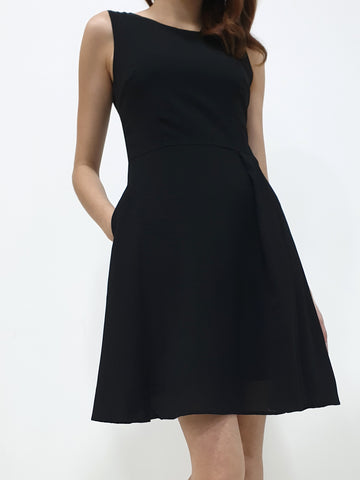 Round Neck A Line Dress