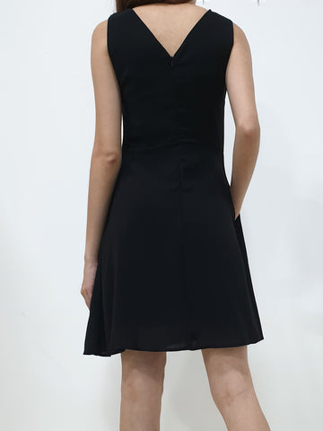 Round Neck A Line Dress