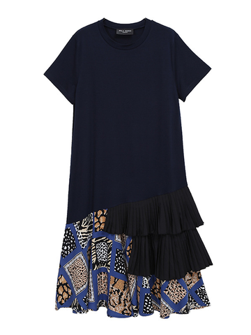 Ruffles Sleeved Dress - Ferlicious