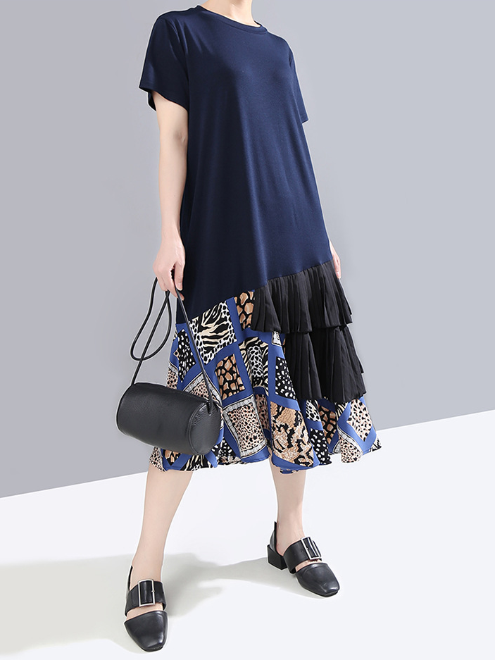 Ruffles Sleeved Dress - Ferlicious