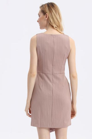 Stripes Asymmetrical Dress - Ferlicious