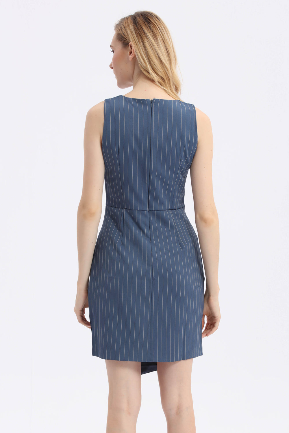 Stripes Asymmetrical Dress - Ferlicious