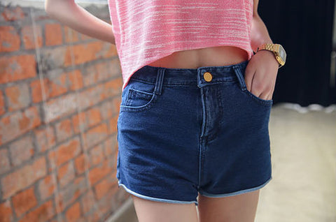 Basic Denim Shorts - Ferlicious