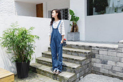 Baggy Denim Jumpsuit - Ferlicious