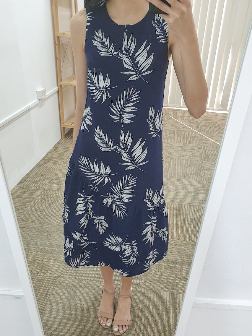 Tropical Print Dress - Ferlicious