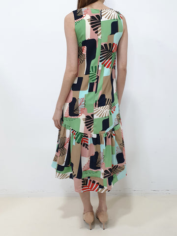 Tropical Printed Dress