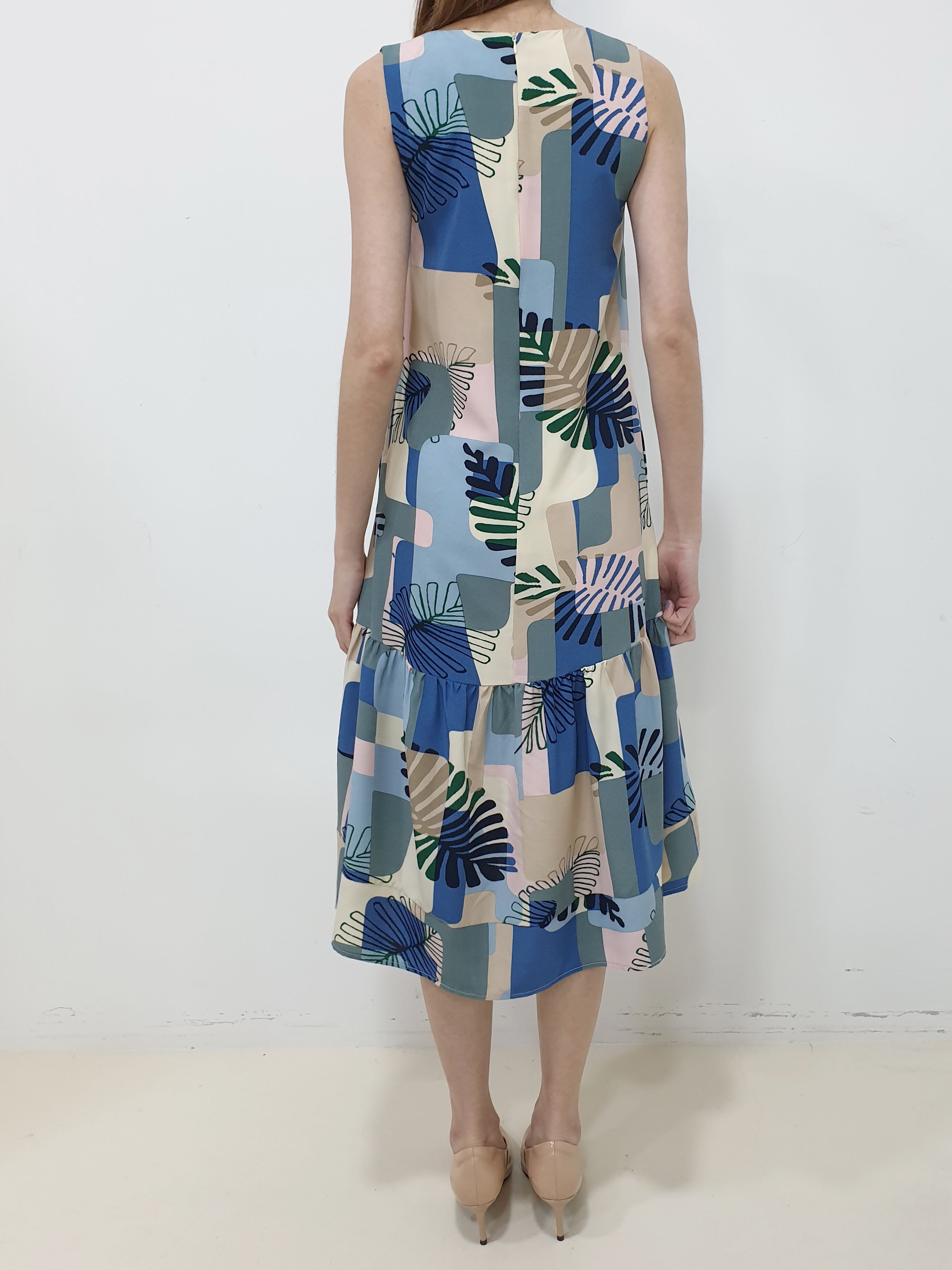 Tropical Printed Dress