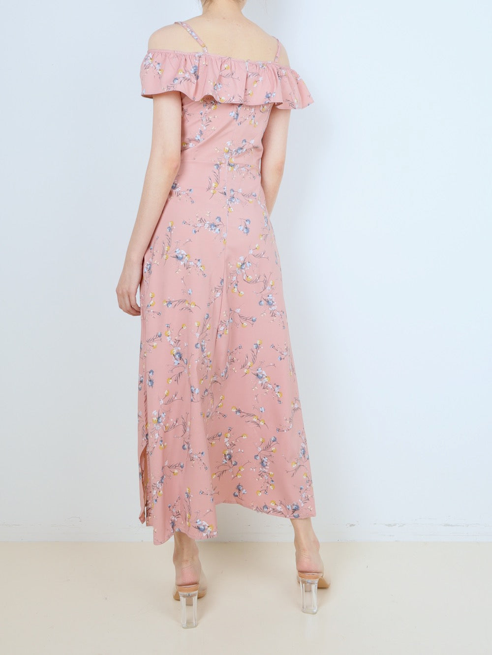 Floral Print Maxi - Pink