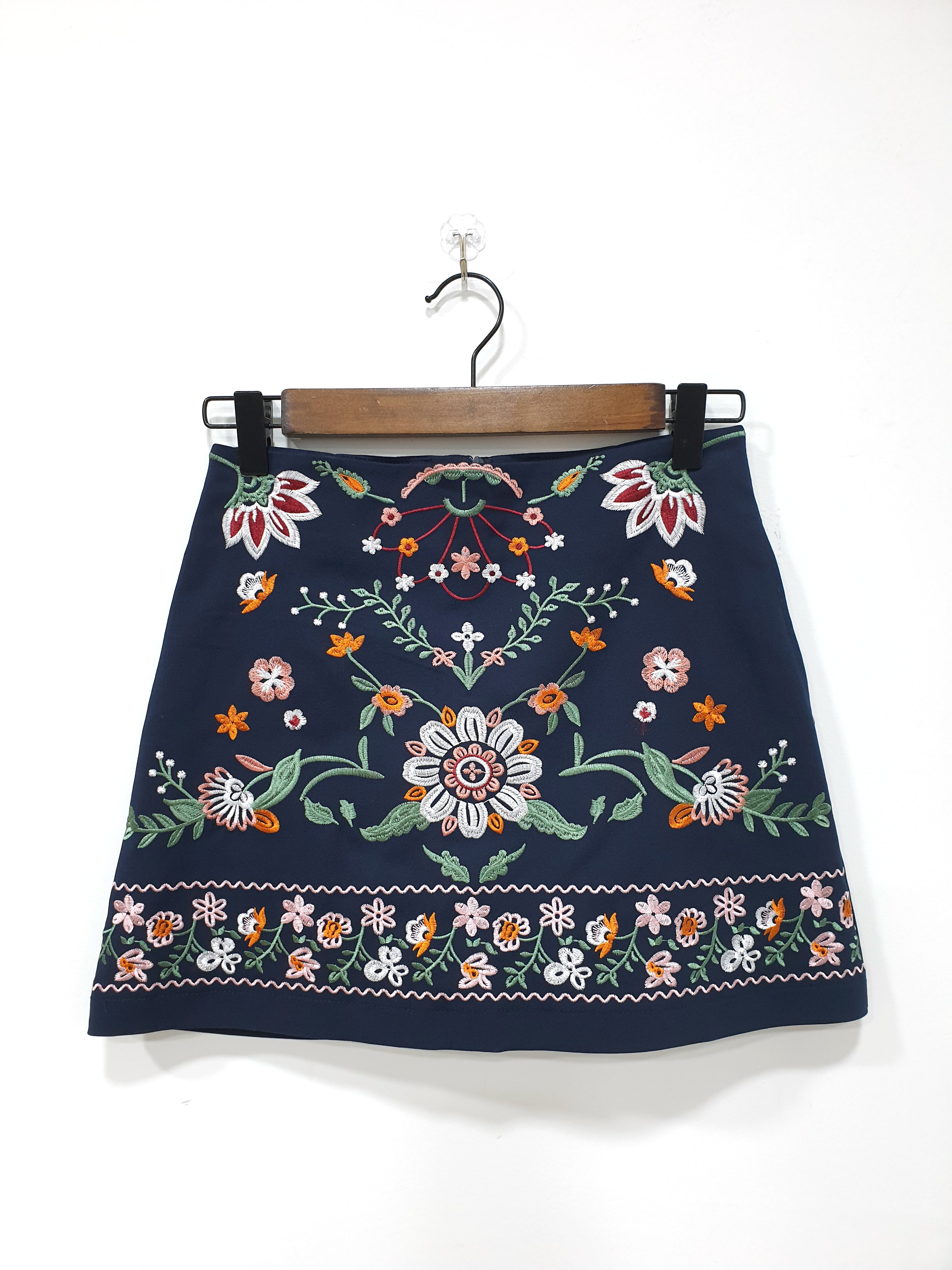 Garden Embroidery Skorts (Non-returnable) - Ferlicious