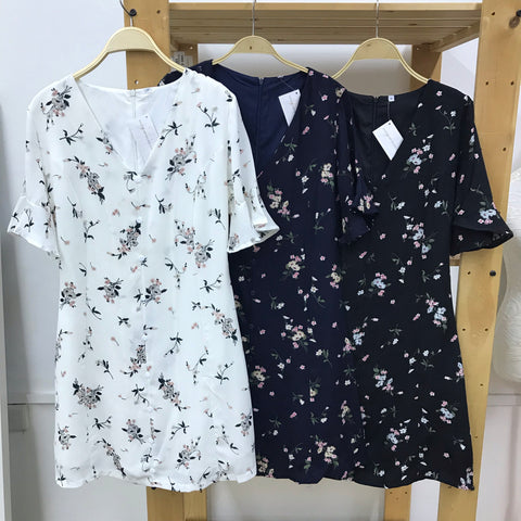 Floral Dainty Dress - Ferlicious