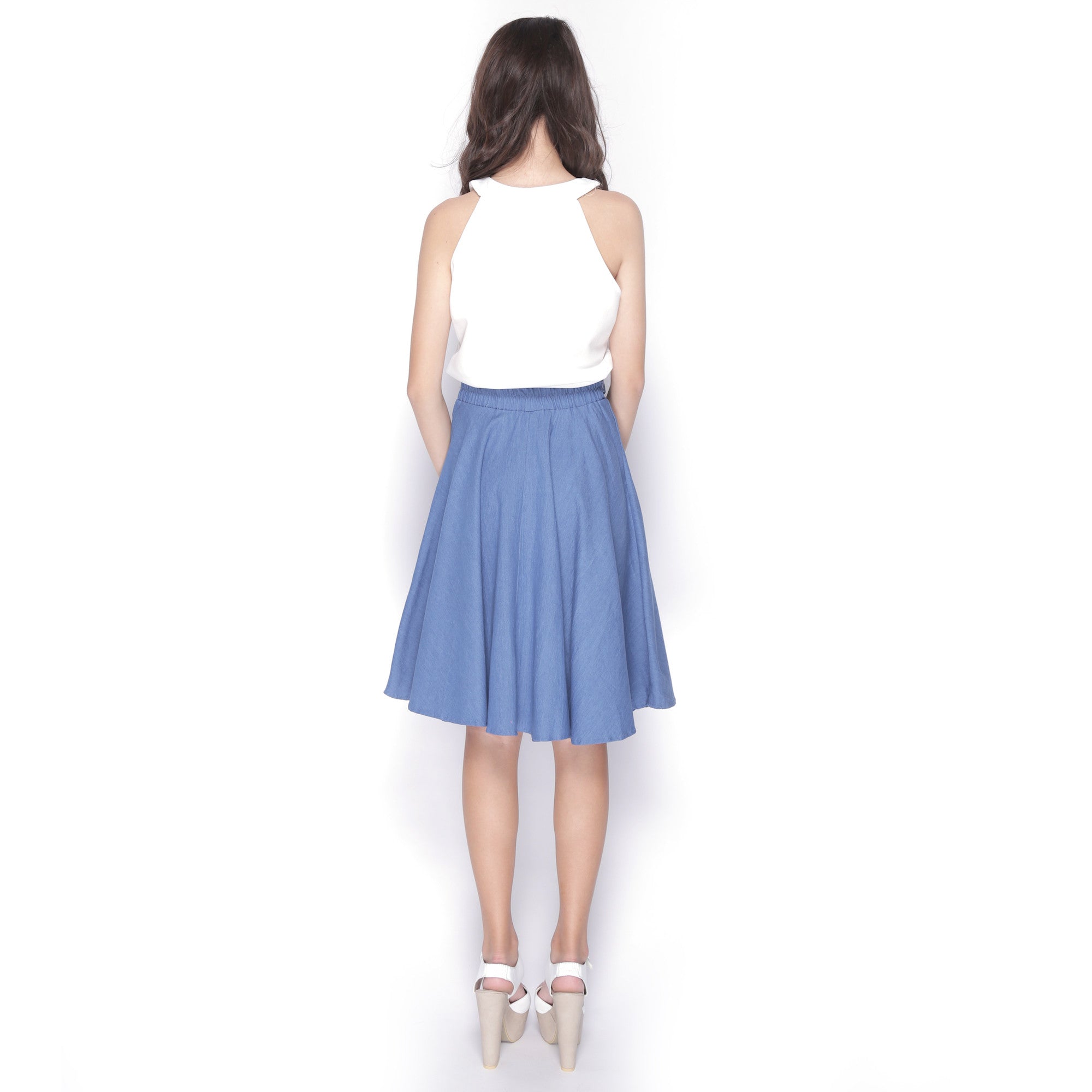 Tie Front Skirt - Ferlicious